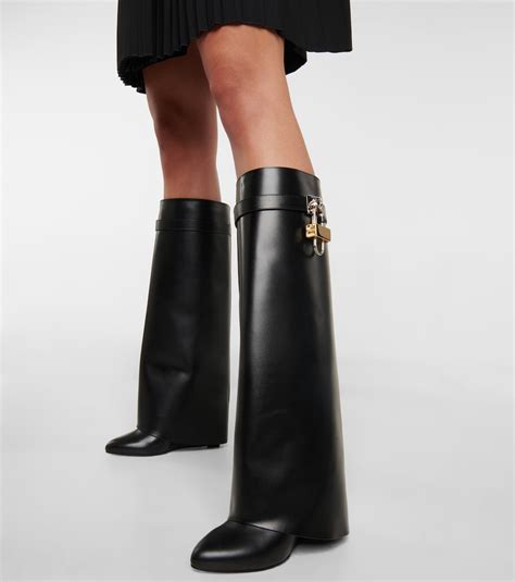 givenchy women shoes givenchy short shark boots|Givenchy thigh high boots.